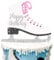 Umoni Silver Glitter Ice Skate Birthday Cake Topper - Girl Skater Figure Skating Decorations for Winter Wonderland Party