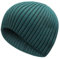 ZLYC Herren Winter Strickmützen Mode Warm Slouch Beanie Mütze(Einfarbig Pfauenblau),Einheitsgröße