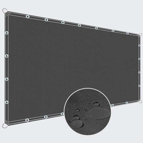 ZQXFZ Markisenstoffe Meterware 170x140cm Sonnenschutz Terrasse Sichtschutz Balkone Balkon Sichtschutz Balkonverkleidung -Dunkelgrau.