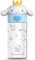Roffatide Botella de plástico de dibujos animados, vaso portátil, botella de plástico agitador de viaje, botella de agua para beber directa, botella de pista de agua, Rollo de cinta, 500 ml