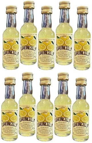 PAOLUCCI LIMONCELLO MIGNON MINIATURE 3 CL 10 BOTTIGLIETTE