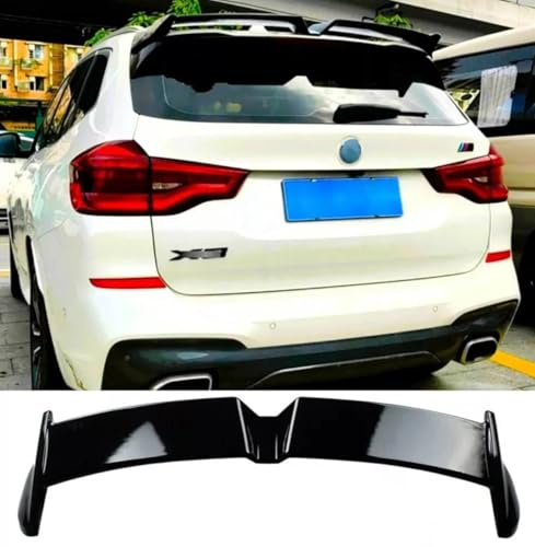 For Auto Perfectionists UK Rear Roof Spoiler Compatible With BMW X3 G01 X3M 2017+ ABS Gloss Black