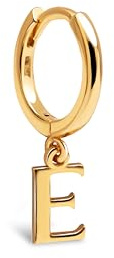 SINGULARU Einzelner Ohrring Personalisierter Letter Silber Damenschmuck