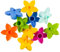 Lego® DUPLO® Juego de flores – 10 x flores y hojas de colores | Accesorios creativos para niños pequeños | Compatible con Lego® DUPLO® – Cada juego se monta individualmente.