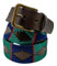 Argentinischer Gürtel Handgefertigt Leder Gürtel Herren Damen Premium Unisex Leder Braun Bestickt Designer Polo Leder Belt Gaucho Belt Schnalle im Antikstil (M= 80, 85, 90, 95)