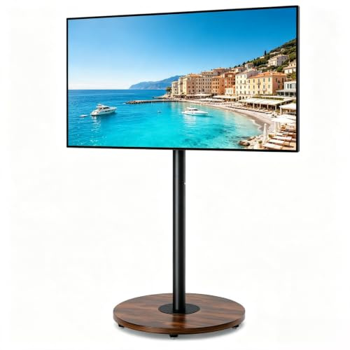 UNHO Soporte TV con Ruedas para 40-75 Pulgadas, VESA 600x400 mm, Negro