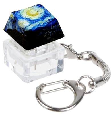 MOPZIJA Tastatur Fidget Spielzeug, Fidget Tastatur Schlüsselanhänger, linearer klick Schlüsselanhänger, Keyboard Keychain, für Erwachsene Lustig Fidget Tastatur Clicker für Männer und Frauen