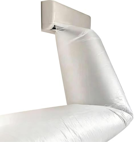 Bolso Guía para Aire Acondicionado | 15M Bolsas de soplado de aire acondicionado cortable | Bolsas de soplado de CA flexibles con rollo de cinta | Accesorios de CA para conductos de ventilación