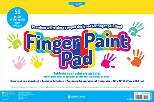 Studio Series Junior Finger Paint Pad (50 sheets, 18 x 12)
