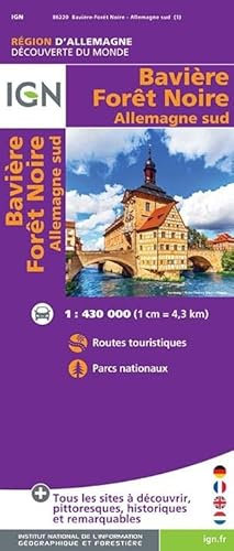 86220 BAVIERE/FORET NOIRE/ALLEMAGNE SUD 1/430.000
