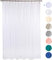 Blue Canyon Fabric Shower Curtain Plain White 180cm x 220cm Extra Long