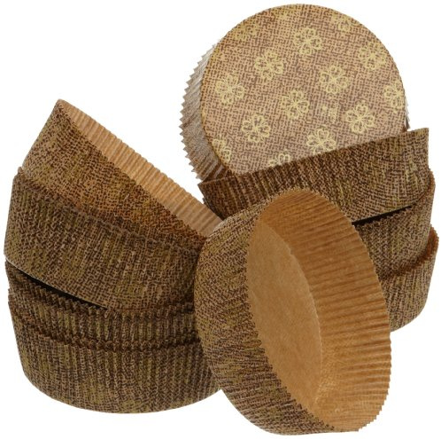 Kitchen Supply Crumbcake Papers, set of 25, 3.5-Inches x 1.25-Inches