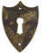 Schlüsselblatt Biedermeier Wappen groß 57 x 42 - Qualität aus Europa seit 1998