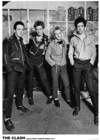 The Clash Poster Chalk Farm 1977 London 1981 83,8 x 58,4 cm