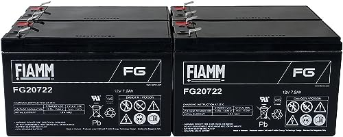 Fiamm Batterie de rechange pour onduleur APC Smart-UPS SC 1500–2U Rack/Tower, plomb-acide 12 V