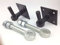 Wyre Direct Garden Shed Hinges Hook Brackets - Gate Hinges, Door Hinges for Wooden Shed, Heavy Duty Gate Hinges - Black Door Hinges Gate Hook with 150mm Eye Bolts Square 4 X 4 19mm Pin