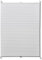 vidaXL Plissee 40x100cm Weiß Klemmfix Faltrollo Jalousie Plisseerollo Rollo