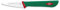 Sanelli Premana Professional Coltello Spelucchino, Acciaio Inossidabile, Verde/Rosso, 7 cm