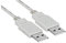 Nilox - Cavo USB 2.0 Tipo A Maschio/B Maschio, Colore : Grigio, 5 Metri