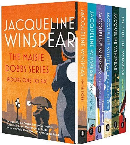 Maisie Dobbs Mystery Series Books 1 - 6 Collection Box Set by Jacqueline Winspear (Maisie Dobbs, Birds of a Feather, Pardonable Lies, Messenger of Truth & MORE!)