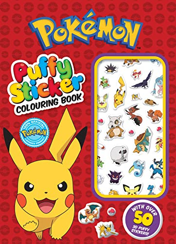 Pokemon: Puffy Sticker Colouring Book (Pokemon)
