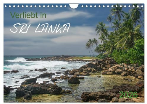 Verliebt in Sri Lanka (Wandkalender 2026 DIN A4 quer), CALVENDO Monatskalender: Impressionen der strahlend schönen Perle im indischen Ozean (CALVENDO Orte)