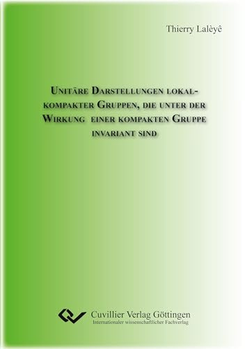 Unitäre Darstellungen lokal-kompakter Gruppen, die unter der Wirkung einer kompakten Gruppe invariant sind