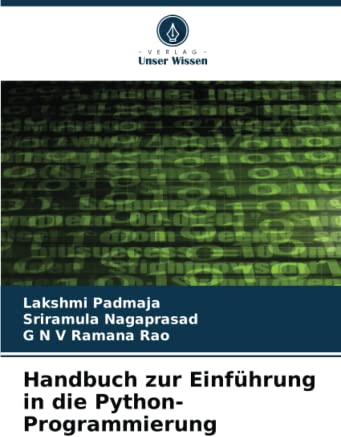 Handbuch zur Einführung in die Python-Programmierung: DE