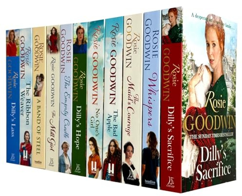 Rosie Goodwin Collection 11 Books Set (The Empty Cradle, Whispers, A Band of Steel, The Bad Apple, No One's Girl, Dilly's Lass, Dilly's Sacrifice, The Mill Girl & More)