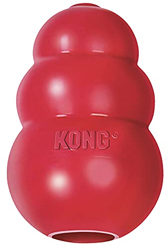 KONG Classic - Füllbares Hundespielzeug - Apportier- und Kauspielzeug für Hunde - Kann Mit Leckerlis Gefüllt Werden - Strapazierfähiges Naturkautschukmaterial - Für XXL Hunde