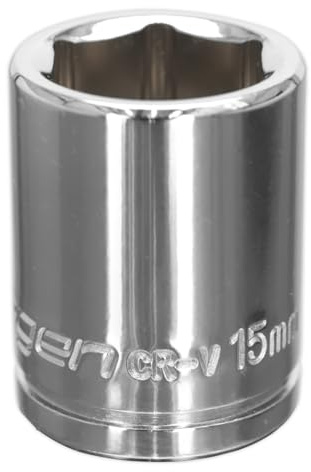 Sealey S0582 WallDrive Socket, 3/8 Square Drive, 15mm