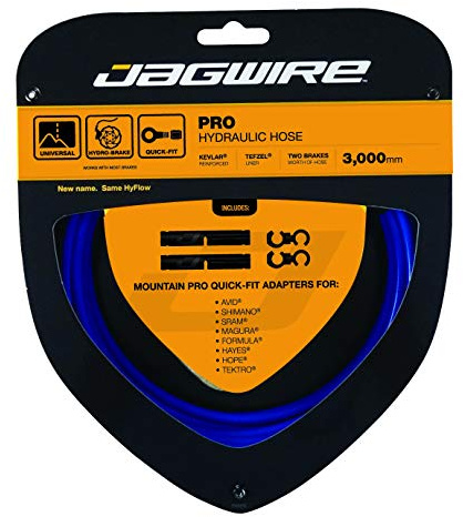 Jagwire Hyflow Quick-Fit Set Cavo Freno Weiss, Blu (Blau),