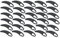 ALM PD115 Lawnmower Replacement Plastic Cutter Blades, 30-Pieces