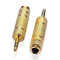 SIENOC 2 unidades de 3,5 mm estéreo macho a 6,3 mm estéreo hembra macho a jack hembra