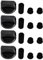 KGASUPPLIES Aeg Universal Black Control Knobs for Ovens, Cookers and Hobs (Pack of 4)