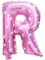 SHATCHI Folienballons mit Buchstaben und Zahlen, selbstaufblasend, 40,6 cm, Rose, Large