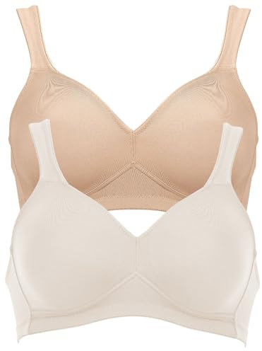 Anita 2er Sparpack BH ohne Bügel Twin 5493 Gr. 95E in 1xchampagner 1xskin