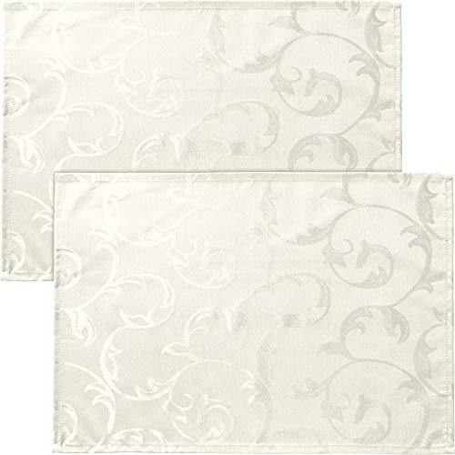 Erwin Müller Tischset Greven 2er-Pack abwaschbar Creme Größe 35x50 cm