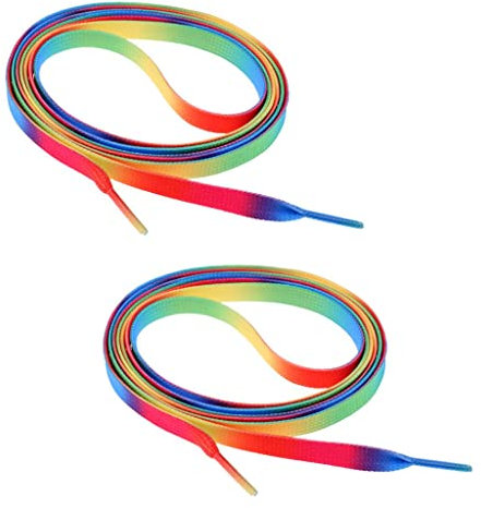 SM SunniMix 1 Par Cordones de Punto Durable para Patines de Rueda, Botas, D