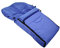 BAMBINIWELT Winterfußsack (90cm) für Jogger Buggy Schlitten FLEECE UNI (Royalblau)