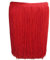 Yalulu 10 Meter Länge 30cm Breite Quaste Schnittfranse Fransen Geschnitten Fransenborte DIY Trimmen Kostüm Lateinisches Kleid Garment Apparel Spitzenborte Nähzubehör (Rot)