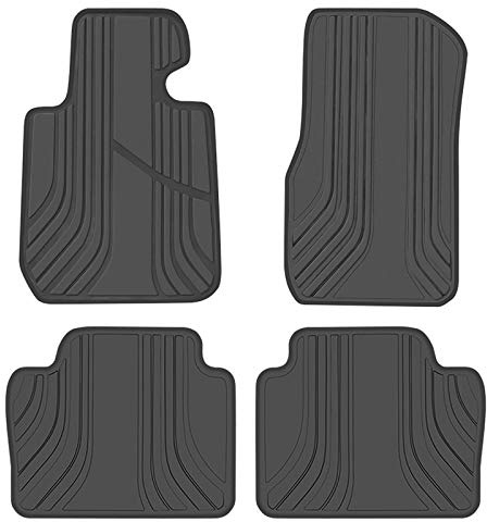 HD-Mart Auto Fußmatte Gummi Allwetter für BMW 3/4 Serie F30 F31 F32 F33 F36 2012-2018 robust & geruchlos
