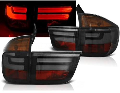 LED Rückleuchten in rauchglas smoke LightTube Set passend für BMW X5 E70 03.07-05.10