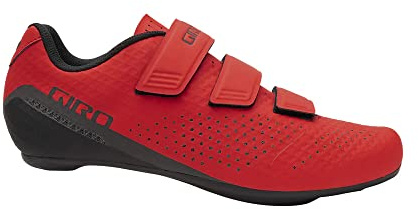 Giro - Stylus Footwear - Adult Men's - Road Cycling Shoes, Cycling Footwear, Bike Shoes, Road Bike Shoes, Bright Red, 41