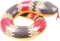 Schwimmreifen Luftmatratze Pool Schwimmring 1 stück Safe PVC Material Aufblasbare Schwimmen Innenrohr Pool Floß Open- Hoop Design Wasser Donut for Erwachsene Kinder zum Abkühlen im Pool