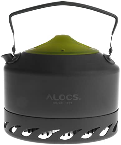 YSWPNA 0,9 l Wärmetauscher, wassereloxiertes Aluminium, für Outdoor, Camping, Wandern, Picknick, Kochgeschirr