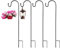 DKINY 4pcs 100cm Garten Schäferhaken Metall Gartenstab Gartenstecker mit Haken Rostbeständig Blumenampel Halterung zum Aufhängen von Blumenampel Vogelfütter Latern Beleuchtung Windspiel Vogelhäuschen