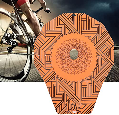 CaCaCook Fahrrad-Scheibenbremsen-Abdeckung, Ölfleckenverhinderung, Hitzebeständigkeit, Mountainbike-Waschabdeckung Rennrad, Mountainbike, 2 Stück (Geometrisch)