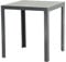 Gardissimo Aluminium Gartentisch Soul 70x70 anthrazit mit Nonwood Tischplatte, absolut wetterfest