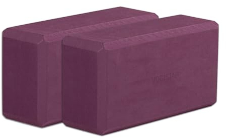 Yogistar Yogablock Yogiblock® Basic - 2Er-Set Bordeaux